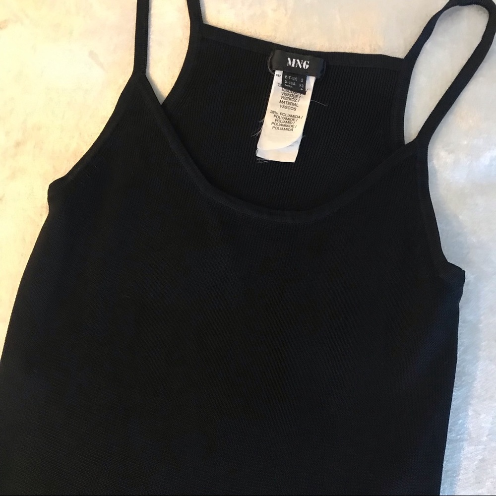 Black Mango Ribbed Cami - Picture 8 of 12